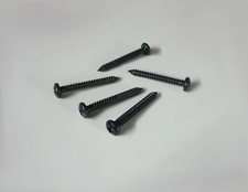 5x Vis pour Tôle 4,8x38 Tête Ronde Noir Galvanisé 7981 De Würth