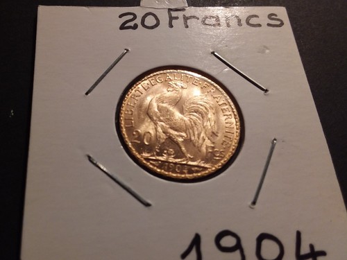 Francs coq 1904 - 20,