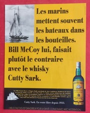 PUB Boisson Alcoolisée Whisky CUTTY SARK - Film 4 Mariages et 1 enterrement 1994