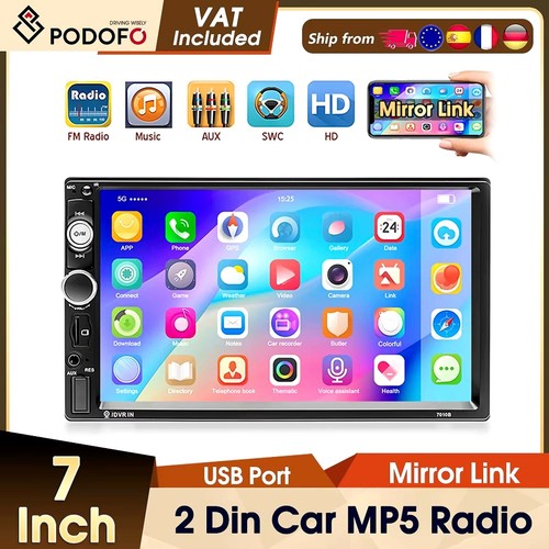 Autoradio podofo 7010b - 7010b, din
