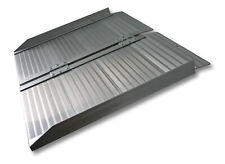 Rampe Fauteuil roulant Pliable 122cm 270kg Rampe Accès Mobile Alu Rampe plate