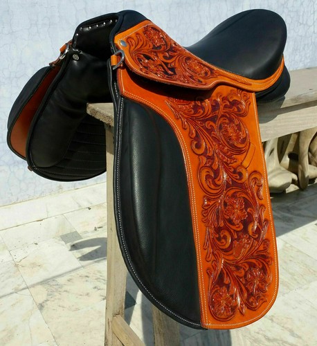 Selle cuir dressage - selle,