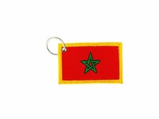 Porte cle cles clef brode