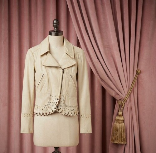 Belle veste cuir véritable - en,