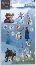 Frozen Reine de Neiges stickers autocollants  Disney planche 14 cm x 7,5 cm
