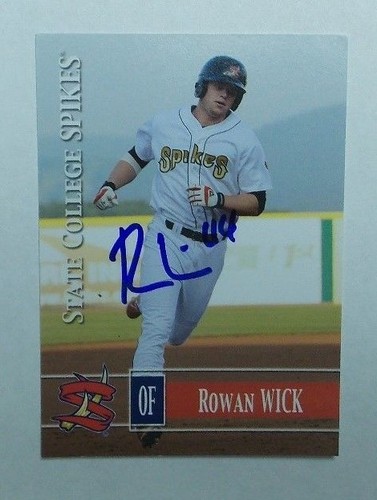 Rowen wick autographed 2014 - wick,