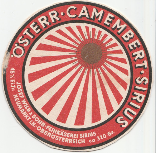 223 etiquette de camembert - ,