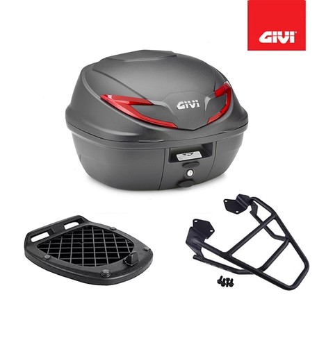 Kit top case noir b360n2 - case, +
