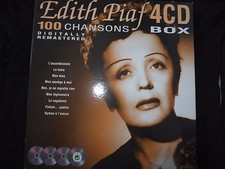 COFFRET 4 CD EDITH PIAF / 100 CHANSONS / FORMAT VINYL /