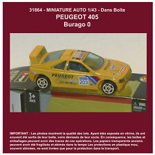 0862 MINIATURE 1 43 PEUGEOT 405 BURAGO AVEC BOITE