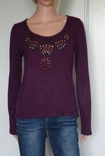 Très beau pull bordeaux T 38/40 dégriffé ???