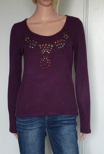 Très beau pull bordeaux - , t