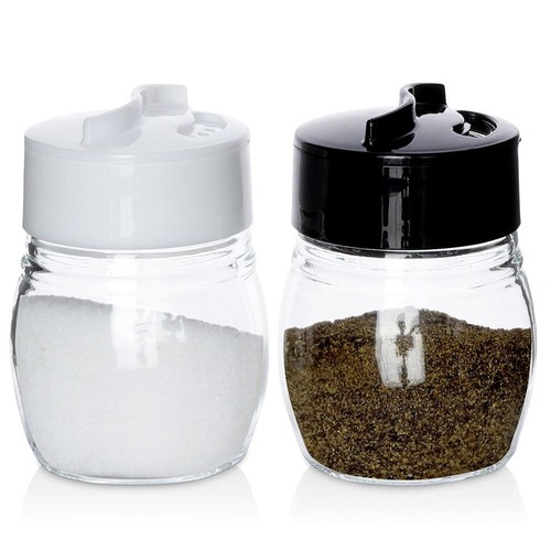 Salière poivrière verre set