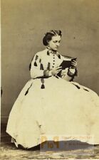 France Paris Countess Chaton des Morandais Old CDV photo Disderi 1865