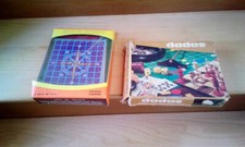 Ancien Jeu  Voyage - Dadas - Dame - Bataille Navale 70' Vintage dans leur jus