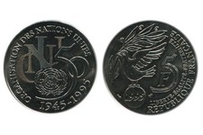 5 Francs ONU