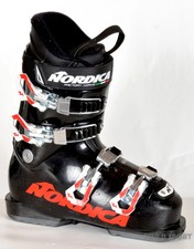 Nordica Dobermann GP 60 black / red - Chaussures de ski d'occasion Junior