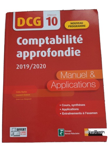 Comptabilité approfondie dcg - comptabilité,