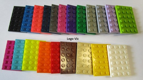 Lego 3032 plate 4x6 diff
