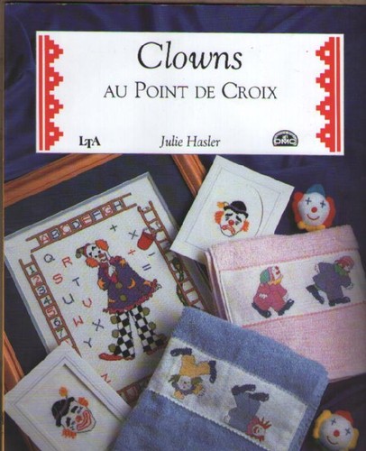 Livre clowns point - clowns, au