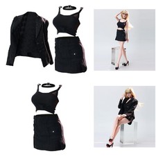 Ensemble robe courte noire
