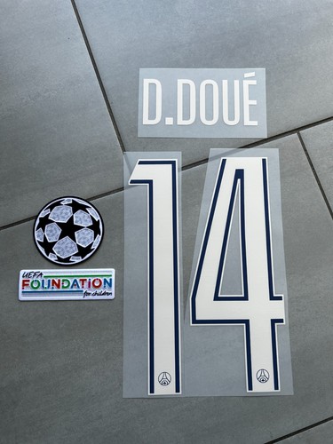 Flocage doue psg maillot - #14,
