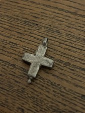 RARE CROIX EN ARGENT ROMAIN 