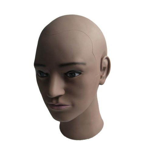 Tête mannequin chauve - de,