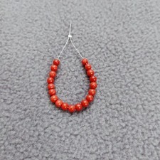 Perles en vrac corail 100 %