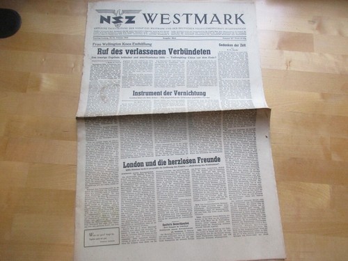 Rare metz journal nsz westmark - metz,