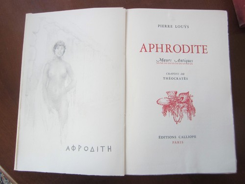 Pierre louÿs aphrodite - aphrodite,