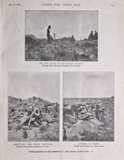 1900 Imprimé Guerre des Boers