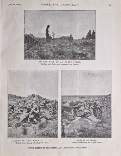 1900 imprimé guerre des boers - 1900,