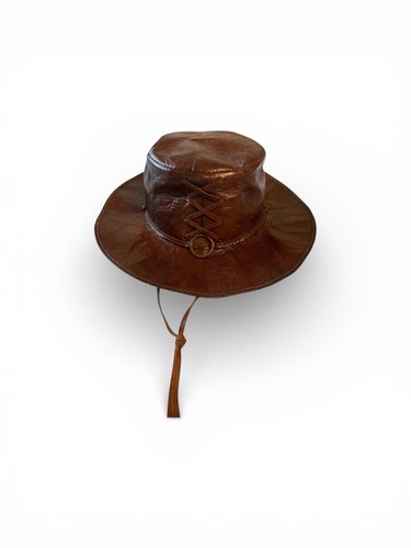 Chapeau cowboy cuir - chapeau,