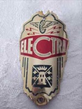 RARE PLAQUE DE VELO ELECTRA bicyclette bike cycle no peugeot bel état