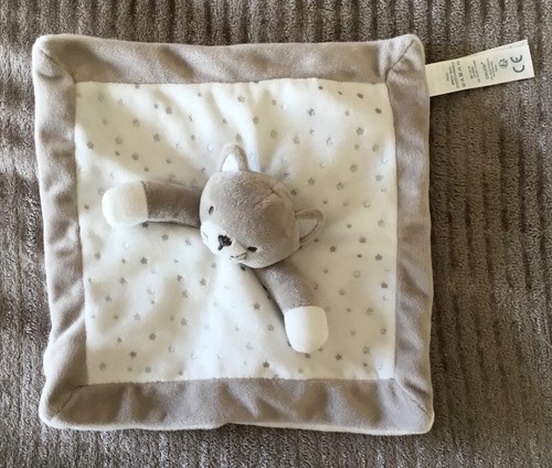 Doudou chat gris blanc - chat,