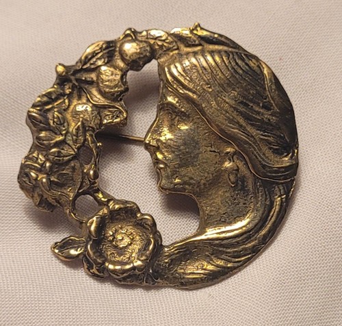 Broche pendentif femme fleurs - pendentif,
