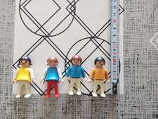 lot de 4 bonhommes playmobile 1981