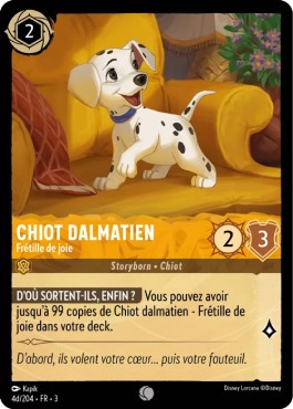 Lorcana chiot dalmatien - dalmatien,