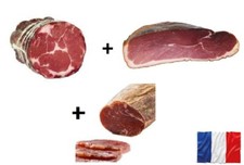 JAMBON SEC  1,2 Kg  - LOMO 0.4Kg - COPPA 0.7 Kg  POUR Apéro ou raclette FRANCAIS