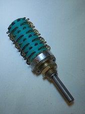 Commutateur rotatif Rotary Switch 8 circuits 6 positions NOS axe4  EBE  Gr19
