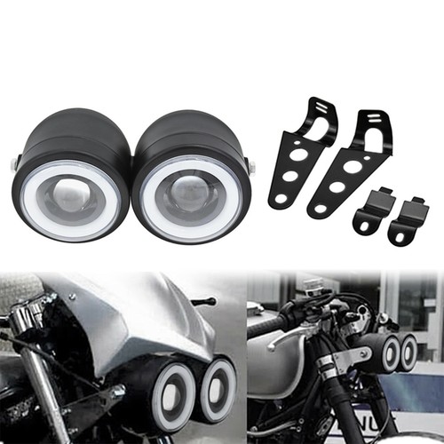 Moto frontale double - double, phare