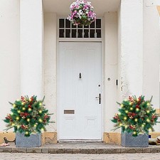 Décorations de Noël LED décoration de Noël extérieure 19 pouces taille inst