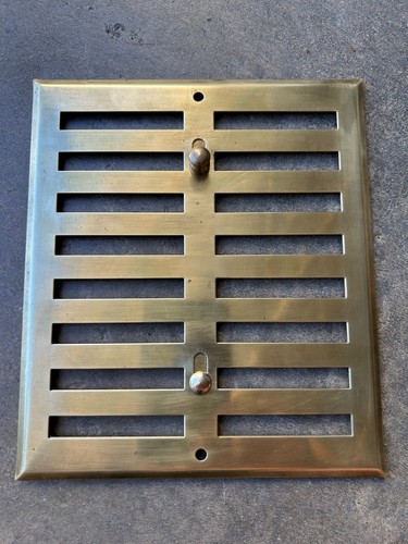 Grille aération laiton - grille, d'aération