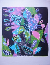 Lithographie  FLEURS