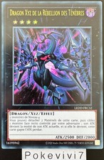 Carte YU-GI-OH! DRAGON XYZ DE LA REBELLION DES TENEBRES LEDD-FRC32 UR NEUF