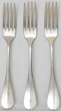 Trio De Fourchettes Morlot En Métal Argenté
