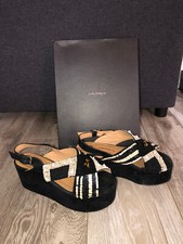 adorables sandales plateforme sequins perles MALIPARMI pointure 37 valeur 359€