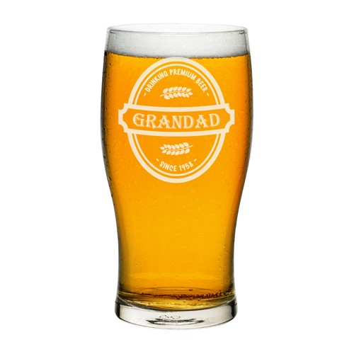 Personnalisé pinte verre - personnalisé,