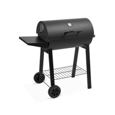 Barbecue Charbon De Bois Sur Roulette Fumoir Smoker BBQ Gril Grillade Cuisson FR